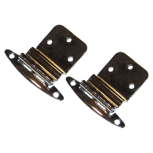 Perko Chrome Plated Brass 3/8' Inset Hinges