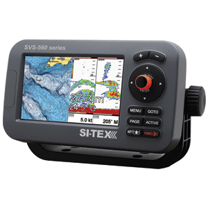 SI-TEX SVS-560CF Chartplotter - 5' Color Screen w/Internal GPS & Navionics+ Flexible Coverage