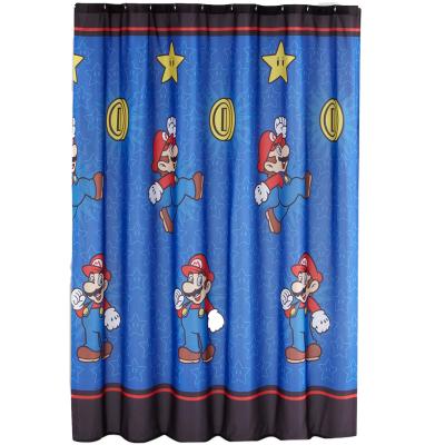 Super Mario Shower Curtain Simply Best Bathroom Decoration