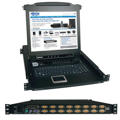 16 Port KVM Switch 17' LCD