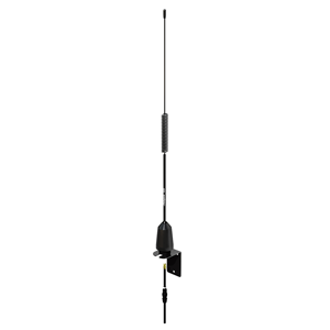 CLOSEOUT - Shakespeare AM/FM Low Profile Stainless Whip - 2 - Black
