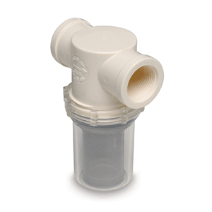 Shurflo by Pentair 1-1/4' Raw Water Strainer - 20 Mesh Screen