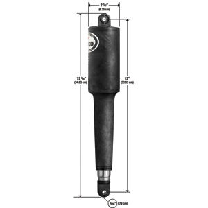 Lenco 102 Series Standard Actuator - 24V - 4-1/4' Stroke