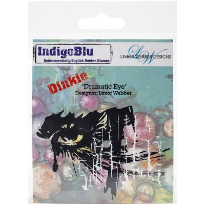 IndigoBlu Cling Mounted Stamp 4'X3'-Dramatic Eye - Dinkie