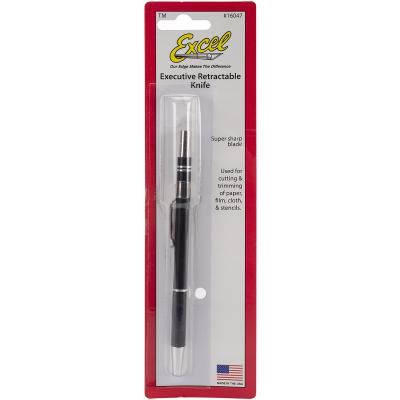 Executive Retractable Knife W/Clip-