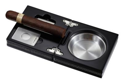 Visol Carnis Black Wooden Folding Cigar Ashtray