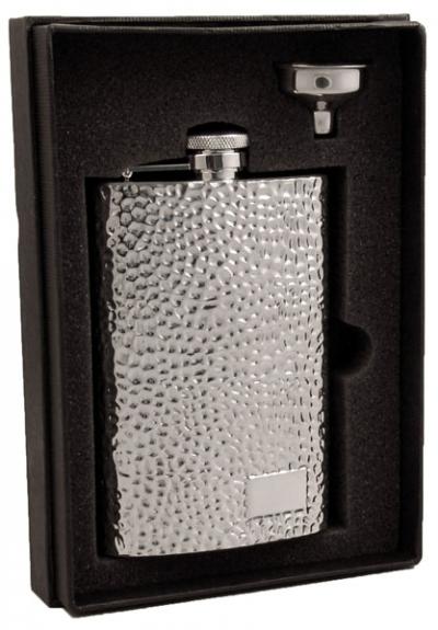 Visol Golfer 8 oz Stainless Steel Flask Gift Set