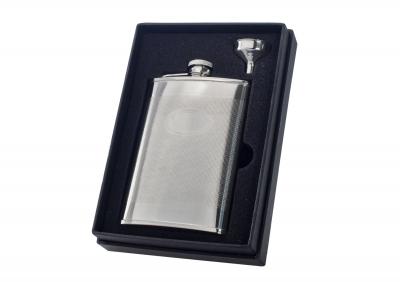 Visol Mark Knit Design Stainless Steel 8oz Flask Gift Set
