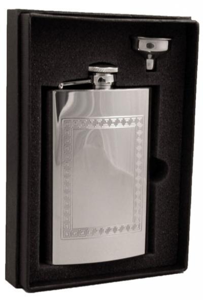 Visol Theseus 8 oz Stainless Steel Flask Gift Set