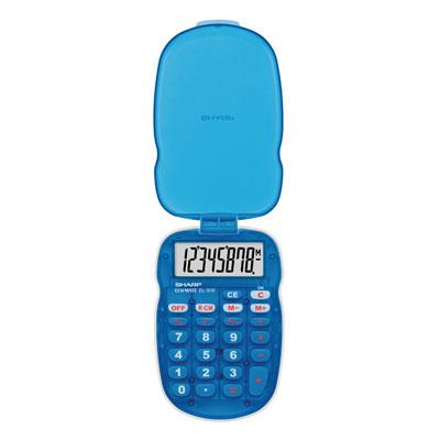 Handheld Calc, Flip Case, Blue