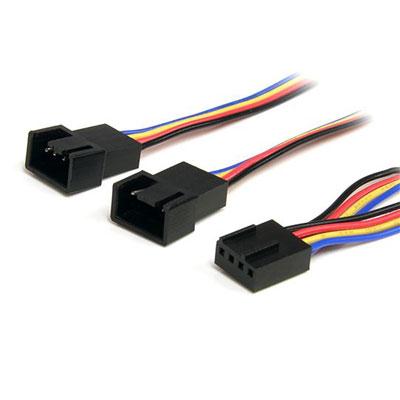12' 4 Pin Fan Power Y Cable