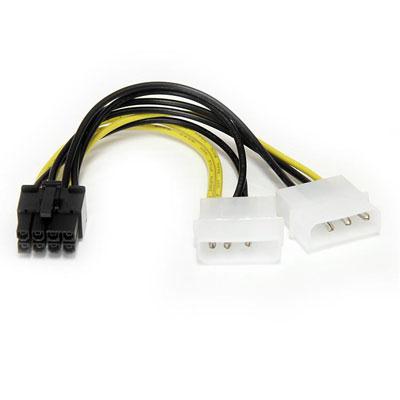 6' LP4 to 8 P' PCIe Adapter