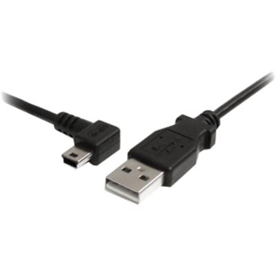 6 Left Angle Mini USB Cable