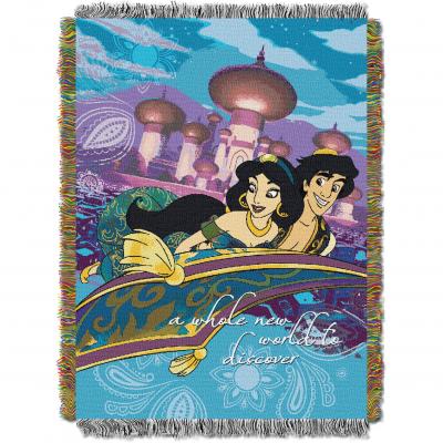 Disney Aladin A Whole New World Licensed 48'x 60' Woven Tapestry Throw  by The Northwest Company