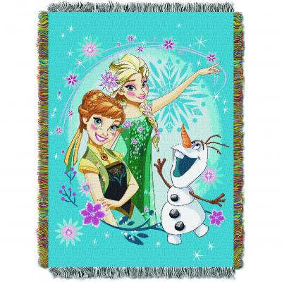 Disney Frozen Fever Licensed 48'x 60' Woven Tapestry Throw  by The Northwest Company