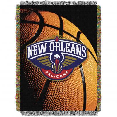 Pelicans OFFICIAL National Basketball Association, 'Photo Real' 48'x 60' Woven Tapestry Throw  by The Northwest Company