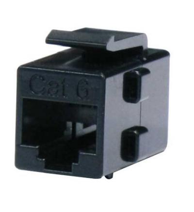 Cat6 Keystone Coupler Black
