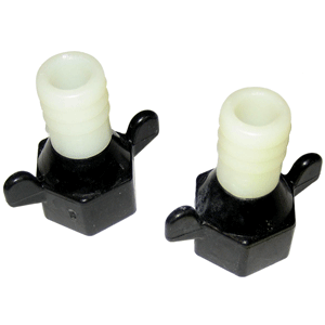 Shurflo by Pentair Straight Fitting Wingnut Swivel - 1/2'-14NPT(F) x 5/8'Barb