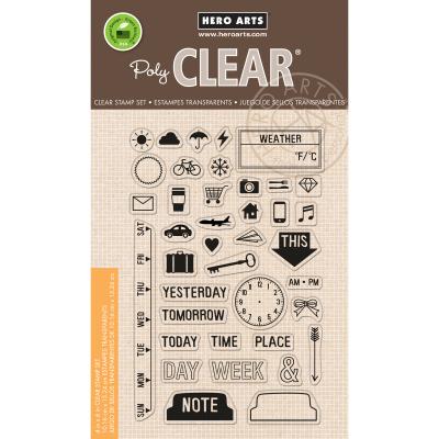 Hero Arts Clear Stamps 4'X6'-My Week