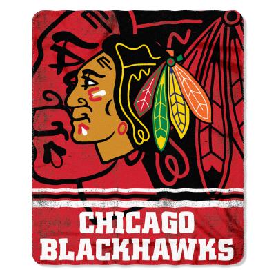 Blackhawks OFFICIAL National Hockey League, 'Fade Away' 50'x 60' Fleece Throw  by The Northwest Company