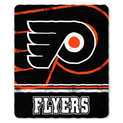Flyers OFFICIAL National Hockey League, 'Fade Away' 50'x 60' Fleece Throw  by The Northwest Company