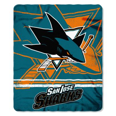 Sharks OFFICIAL National Hockey League, 'Fade Away' 50'x 60' Fleece Throw  by The Northwest Company