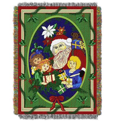 Blitzen Licensed Holiday 48'x 60' Woven Tapestry Throw  by The Northwest Company