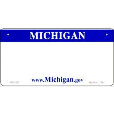 Michigan Novelty State Background Customizable Bicycle License Plate Tag Sign-BP-065