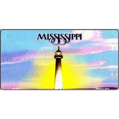 Mississippi Novelty State Background Customizable Bicycle License Plate Tag Sign