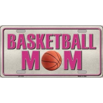 Basketball Mom Novelty Vanity Metal License Plate Tag Sign