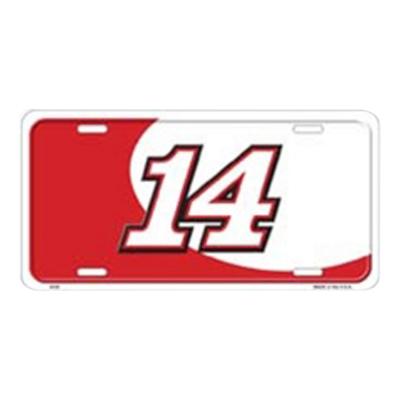 #14 Racing Novelty Vanity Metal License Plate Tag Sign