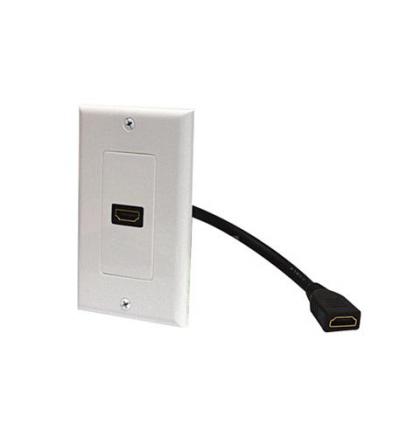 Standard  HDMI Pigtail Wall Plate