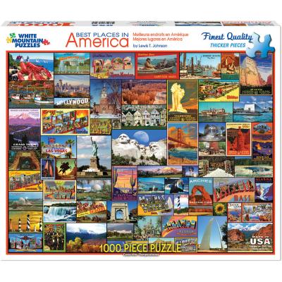 Jigsaw Puzzle 1000 Pieces 24''X30''-Best Places In America