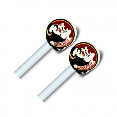 NCAA Florida State Seminoles Drapery-Curtain Finials Rod Set