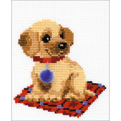 RIOLIS Counted Cross Stitch Kit 6'X7'-Puppy (10 Count)