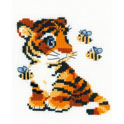 RIOLIS Counted Cross Stitch Kit 6'X7'-Stripies (10 Count)