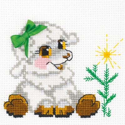RIOLIS Counted Cross Stitch Kit 6'X6'-Little Lamb (10 Count)
