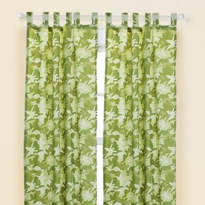 Safari Camo Curtain Panels Camouflage Window Treatment