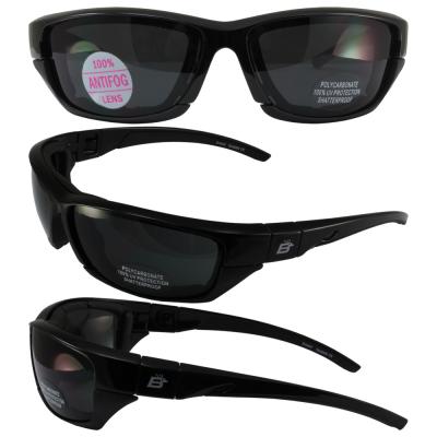 Oriole2 Black Frame Smoke Lens With Removeable Padded Foam