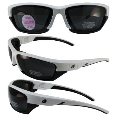Oriole2 White/Black Frame Smoke Lens With Removeable Padded Foam