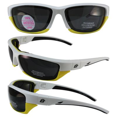 Oriole2 White/Yellow Frame Smoke Lens With Removeable Padded Foam