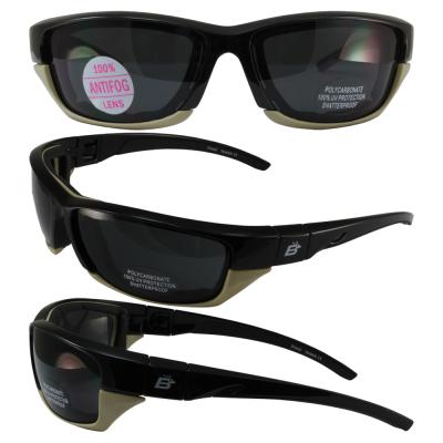 Oriole2 Black/Brown Frame Smoke Lens With Removeable Padded Foam