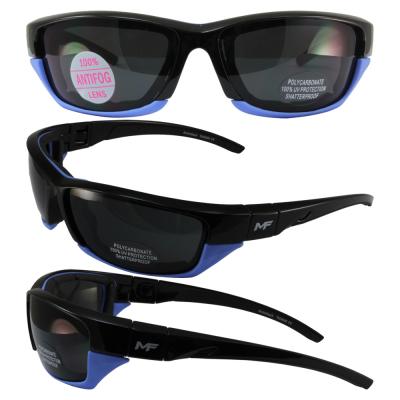 Switchback Black/Light Blue Frame Smoke Lens With Removeable Padded Foam