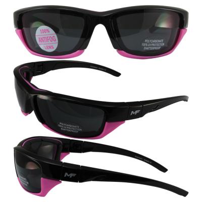 Switchback Black/Pink Frame Smoke Lens With Removeable Padded Foam