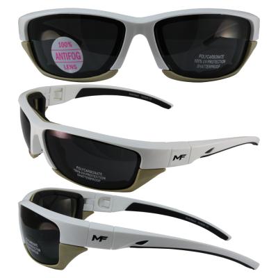 Switchback White/Brown Frame Smoke Lens With Removeable Padded Foam