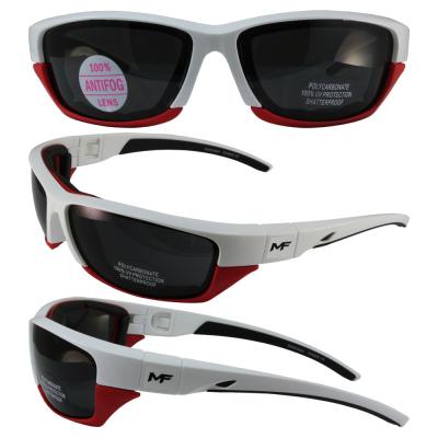Switchback White/Red Frame Smoke Lens With Removeable Padded Foam