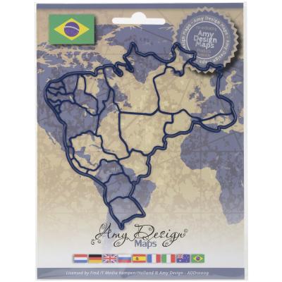 Find It Trading Amy Design Map Die-Brazil