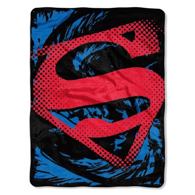Superman - Super Rip Shield Licensed 46'x 60' Micro Raschel Throw  by The Northwest Company