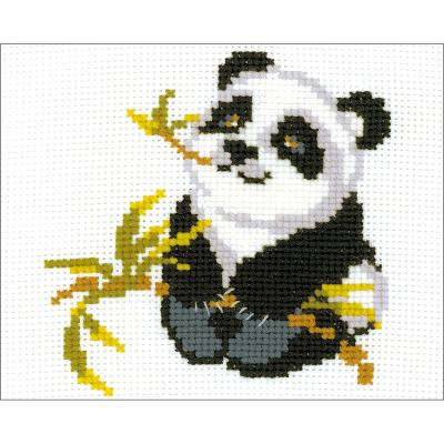 RIOLIS Counted Cross Stitch Kit 6'X7'-Panda (10 Count)