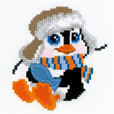 RIOLIS Counted Cross Stitch Kit 6'X6'-Penguin (10 Count)